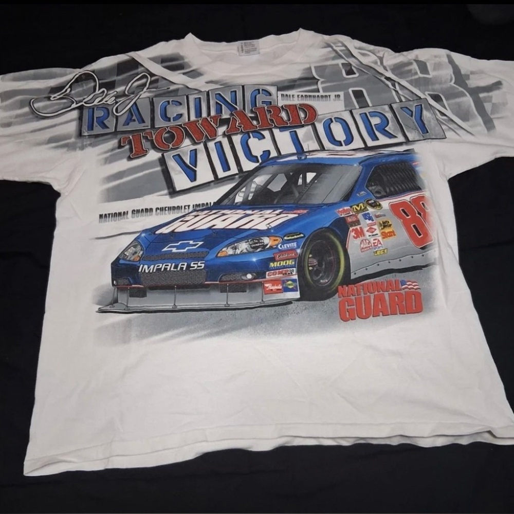 2008 Dale Earnhardt Jr. National Guard Racing Toward All Over Print Shirt 2XL